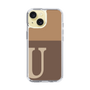 Slim Protection Case［ Original - initial two tone - U brown ］