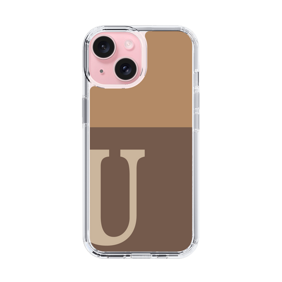 Slim Protection Case［ Original - initial two tone - U brown ］