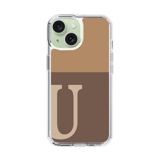 Slim Protection Case［ Original - initial two tone - U brown ］