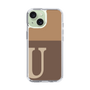 Slim Protection Case［ Original - initial two tone - U brown ］