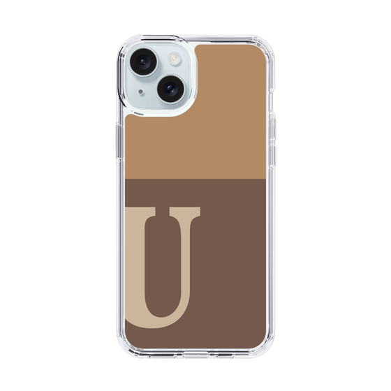 Slim Protection Case［ Original - initial two tone - U brown ］