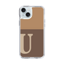 Slim Protection Case［ Original - initial two tone - U brown ］