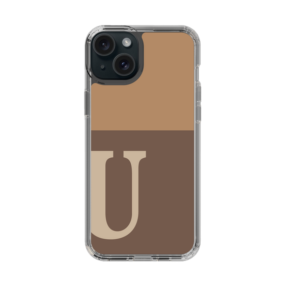 Slim Protection Case［ Original - initial two tone - U brown ］