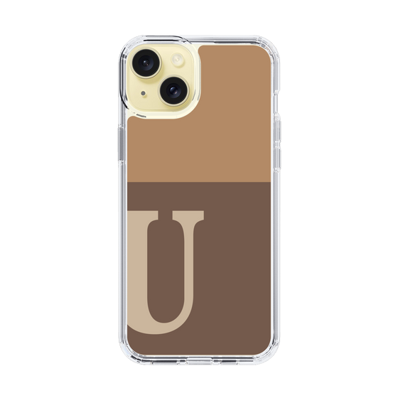 Slim Protection Case［ Original - initial two tone - U brown ］