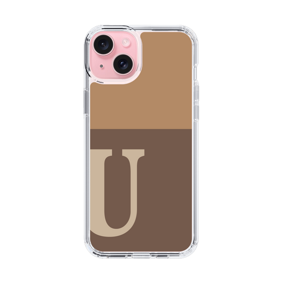 Slim Protection Case［ Original - initial two tone - U brown ］