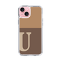 Slim Protection Case［ Original - initial two tone - U brown ］
