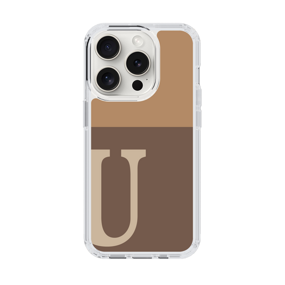 Slim Protection Case［ Original - initial two tone - U brown ］