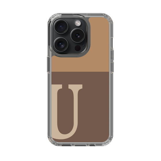 Slim Protection Case［ Original - initial two tone - U brown ］