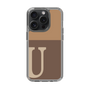 Slim Protection Case［ Original - initial two tone - U brown ］