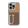 Slim Protection Case［ Original - initial two tone - U brown ］
