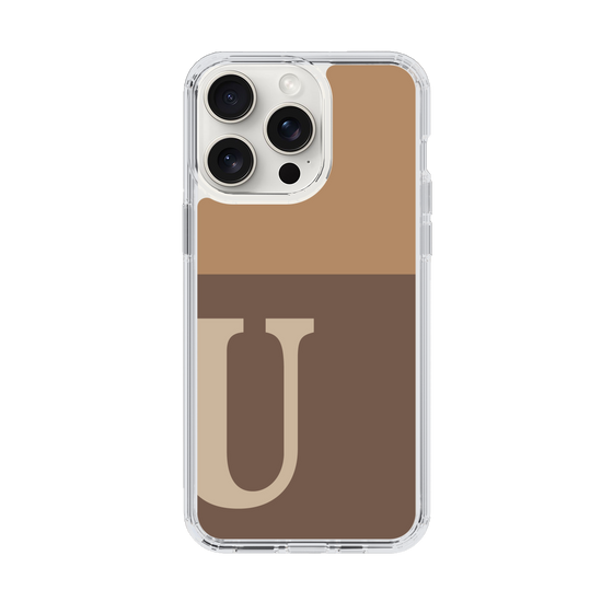 Slim Protection Case［ Original - initial two tone - U brown ］