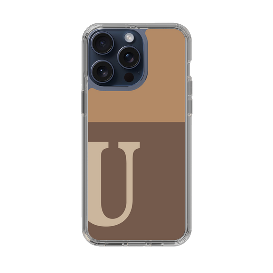 Slim Protection Case［ Original - initial two tone - U brown ］