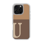 Slim Protection Case［ オリジナル - initial two tone - U brown ］