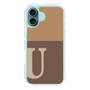 Slim Protection Case［ オリジナル - initial two tone - U brown ］