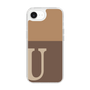 Slim Protection Case［ Original - initial two tone - U brown ］