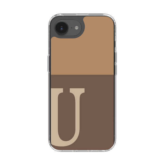 Slim Protection Case［ Original - initial two tone - U brown ］