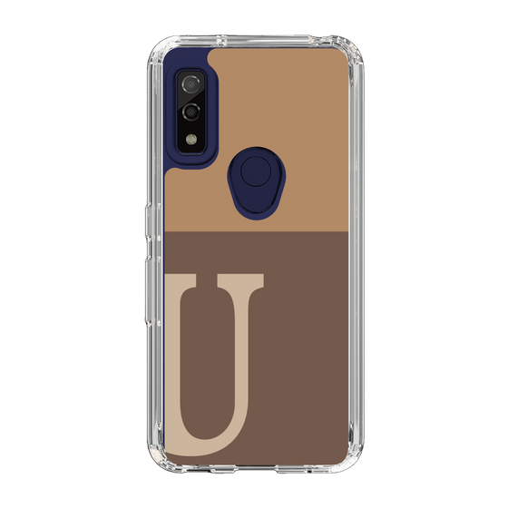 Slim Protection Case［ Original - initial two tone - U brown ］
