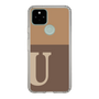 Slim Protection Case［ Original - initial two tone - U brown ］