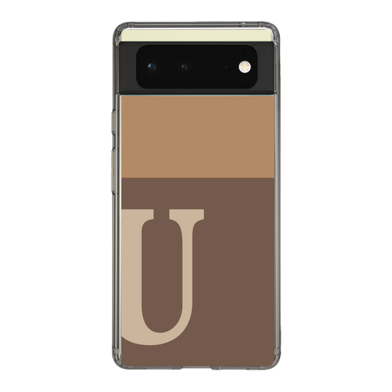 Slim Protection Case［ Original - initial two tone - U brown ］