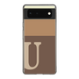 Slim Protection Case［ Original - initial two tone - U brown ］