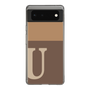 Slim Protection Case［ Original - initial two tone - U brown ］