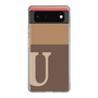 Slim Protection Case［ Original - initial two tone - U brown ］