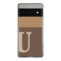 Slim Protection Case［ Original - initial two tone - U brown ］