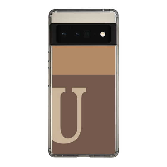 Slim Protection Case［ Original - initial two tone - U brown ］