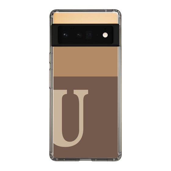 Slim Protection Case［ Original - initial two tone - U brown ］