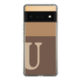 Slim Protection Case［ Original - initial two tone - U brown ］