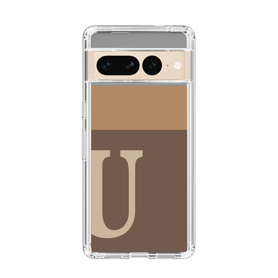 Slim Protection Case［ Original - initial two tone - U brown ］