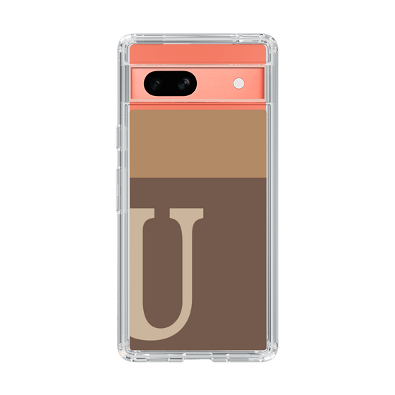 Slim Protection Case［ Original - initial two tone - U brown ］