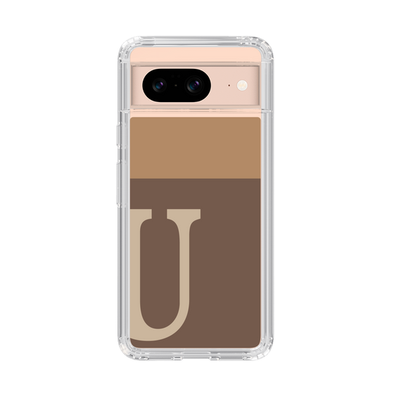 Slim Protection Case［ Original - initial two tone - U brown ］