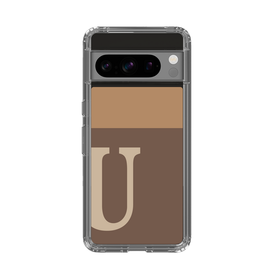 Slim Protection Case［ Original - initial two tone - U brown ］