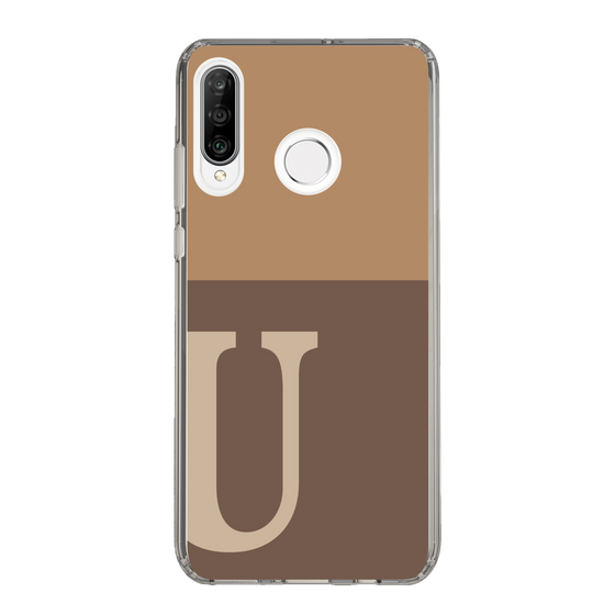 Slim Protection Case［ Original - initial two tone - U brown ］