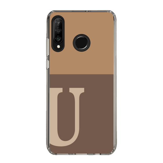 Slim Protection Case［ Original - initial two tone - U brown ］