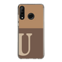 Slim Protection Case［ Original - initial two tone - U brown ］