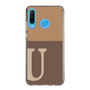 Slim Protection Case［ Original - initial two tone - U brown ］