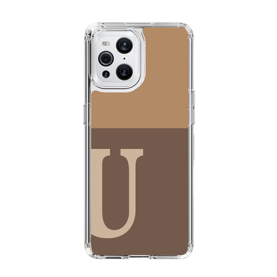 Slim Protection Case［ Original - initial two tone - U brown ］
