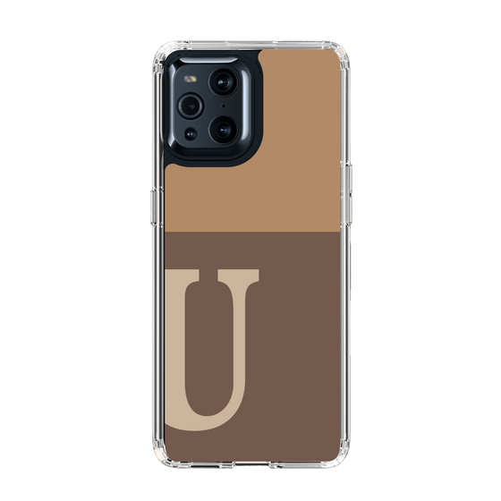 Slim Protection Case［ Original - initial two tone - U brown ］