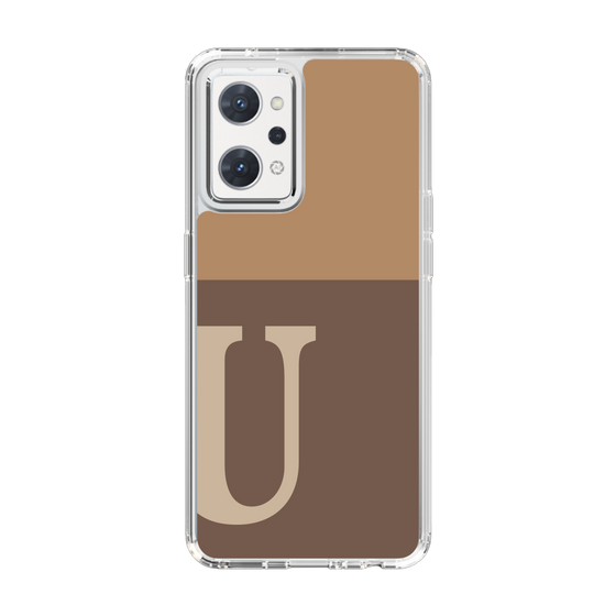 Slim Protection Case［ Original - initial two tone - U brown ］