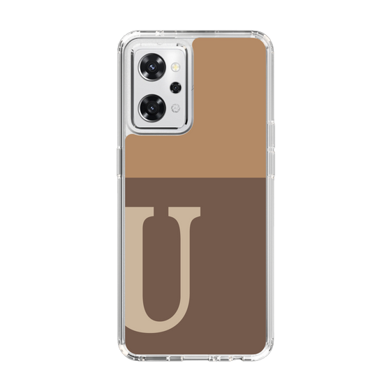 Slim Protection Case［ オリジナル - initial two tone - U brown ］