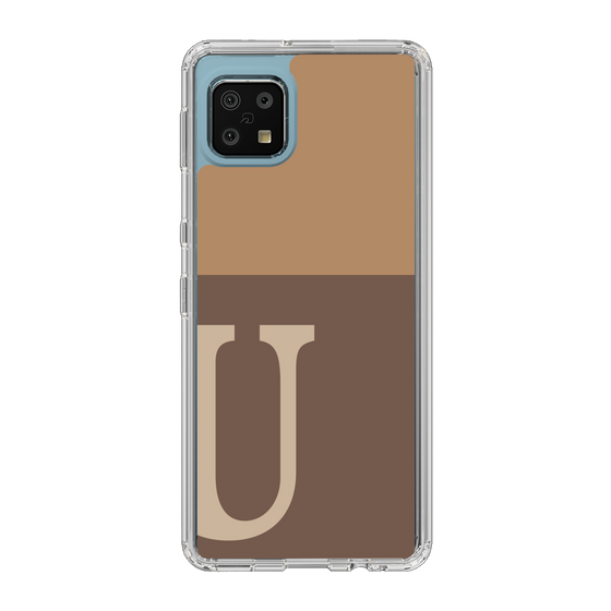 Slim Protection Case［ Original - initial two tone - U brown ］