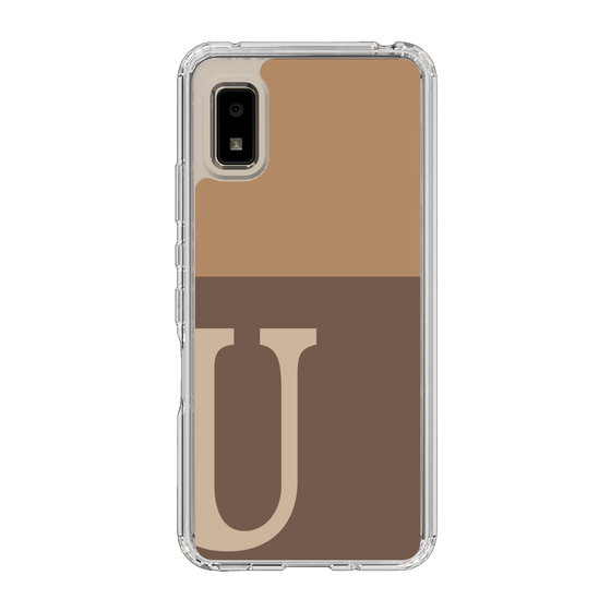 Slim Protection Case［ Original - initial two tone - U brown ］