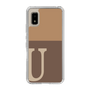 Slim Protection Case［ Original - initial two tone - U brown ］