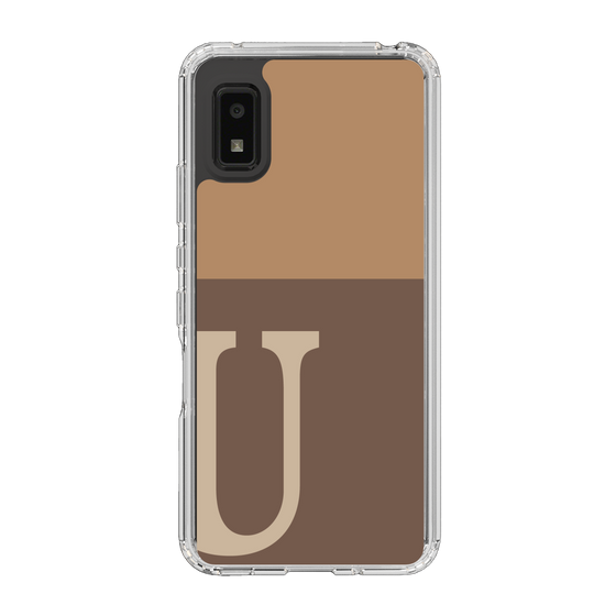 Slim Protection Case［ Original - initial two tone - U brown ］