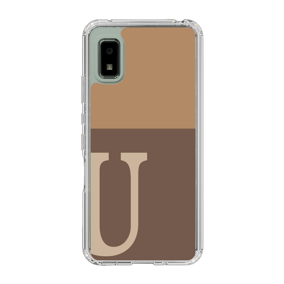 Slim Protection Case［ Original - initial two tone - U brown ］