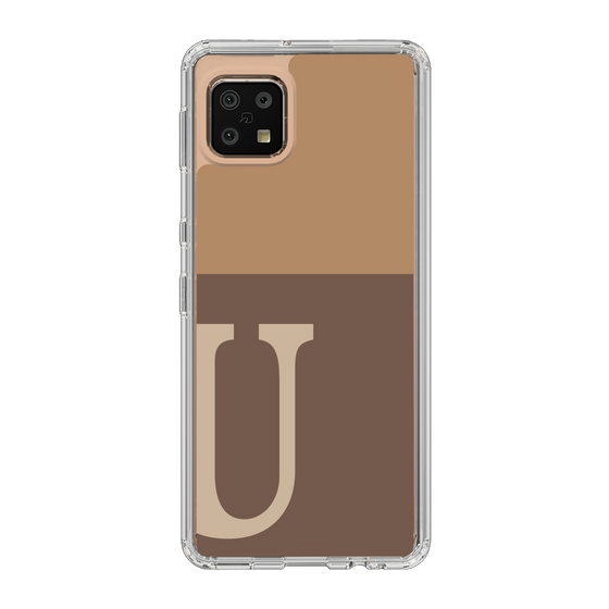 Slim Protection Case［ Original - initial two tone - U brown ］