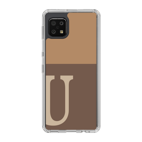 Slim Protection Case［ Original - initial two tone - U brown ］