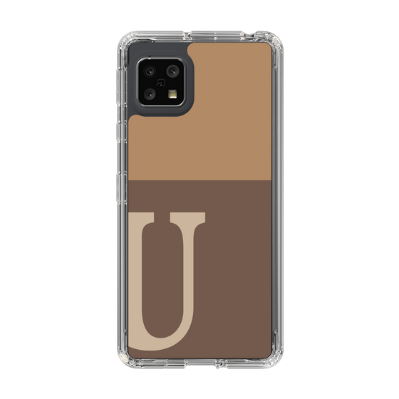 Slim Protection Case［ Original - initial two tone - U brown ］